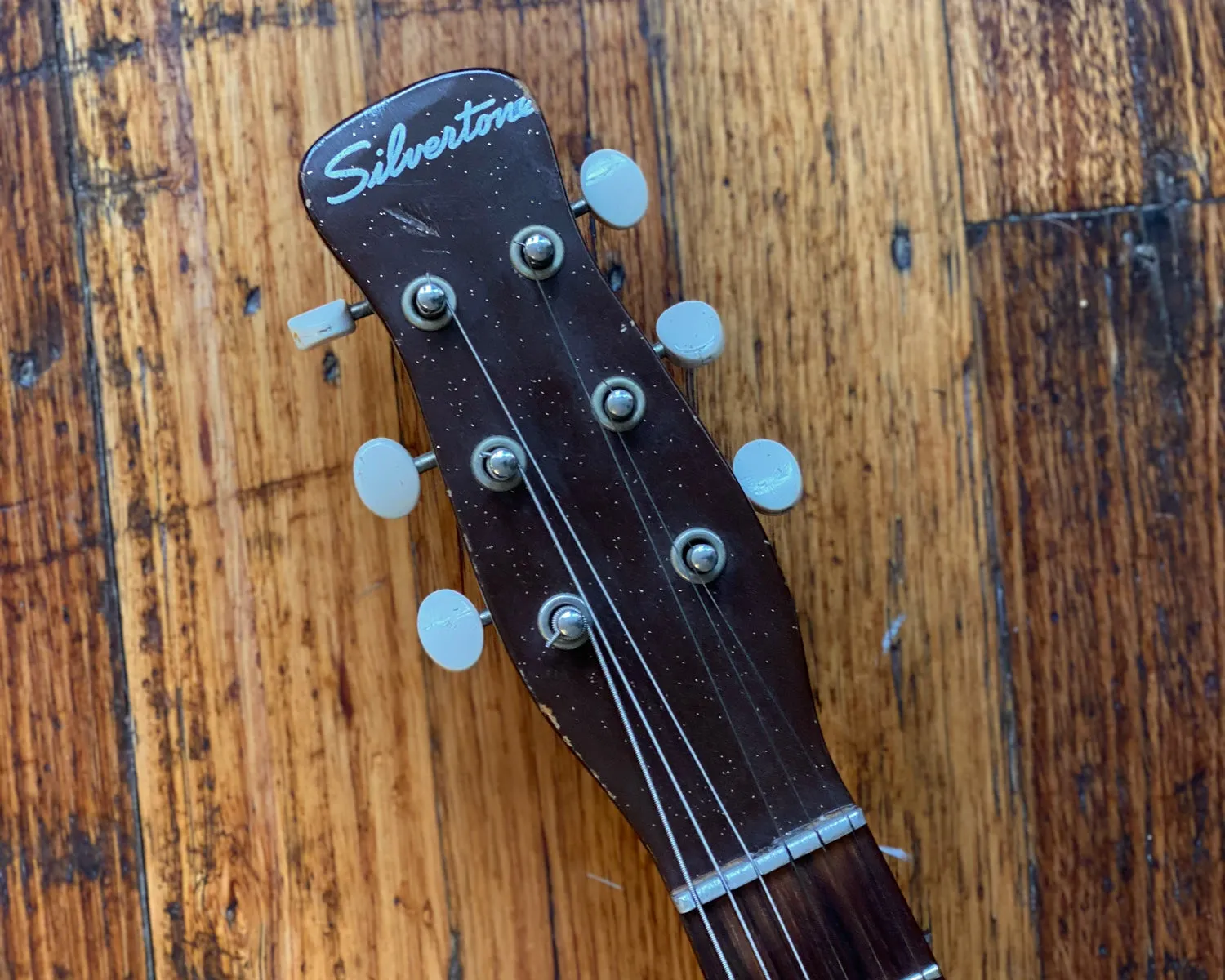 '61 Silvertone U1 Shortscale - Brown Sparkle