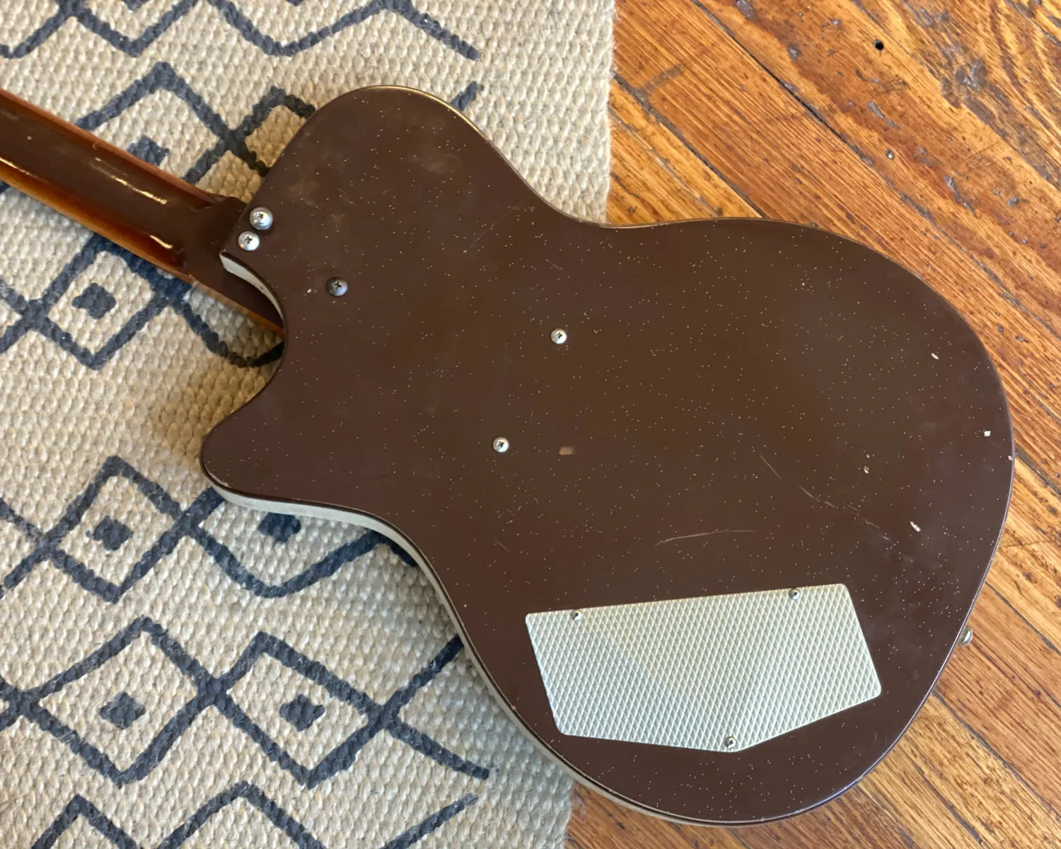 '61 Silvertone U1 Shortscale - Brown Sparkle