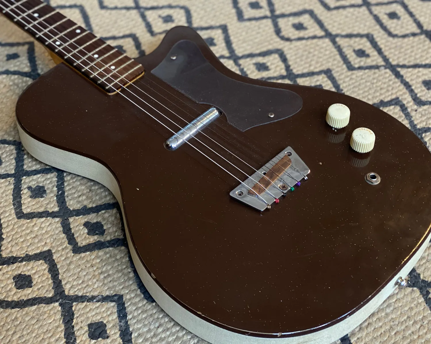 '61 Silvertone U1 Shortscale - Brown Sparkle
