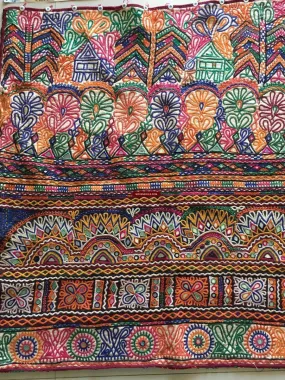 939 Masterpiece Dowry Bag Front Back Pair - Vintage Rabari Embroidery from Gujarat