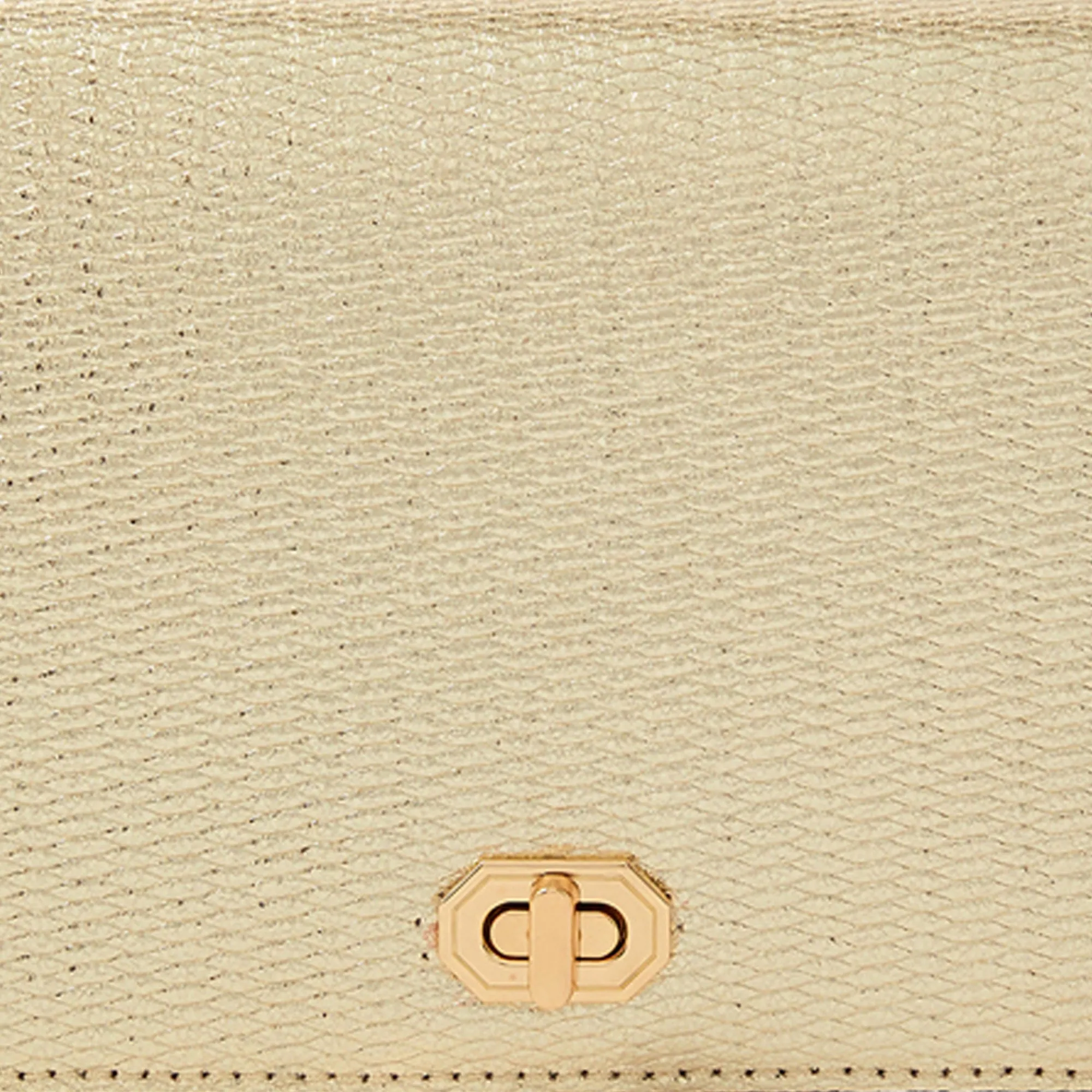 Accessorize London Women's Faux Leather Gold Erin Sling Bag