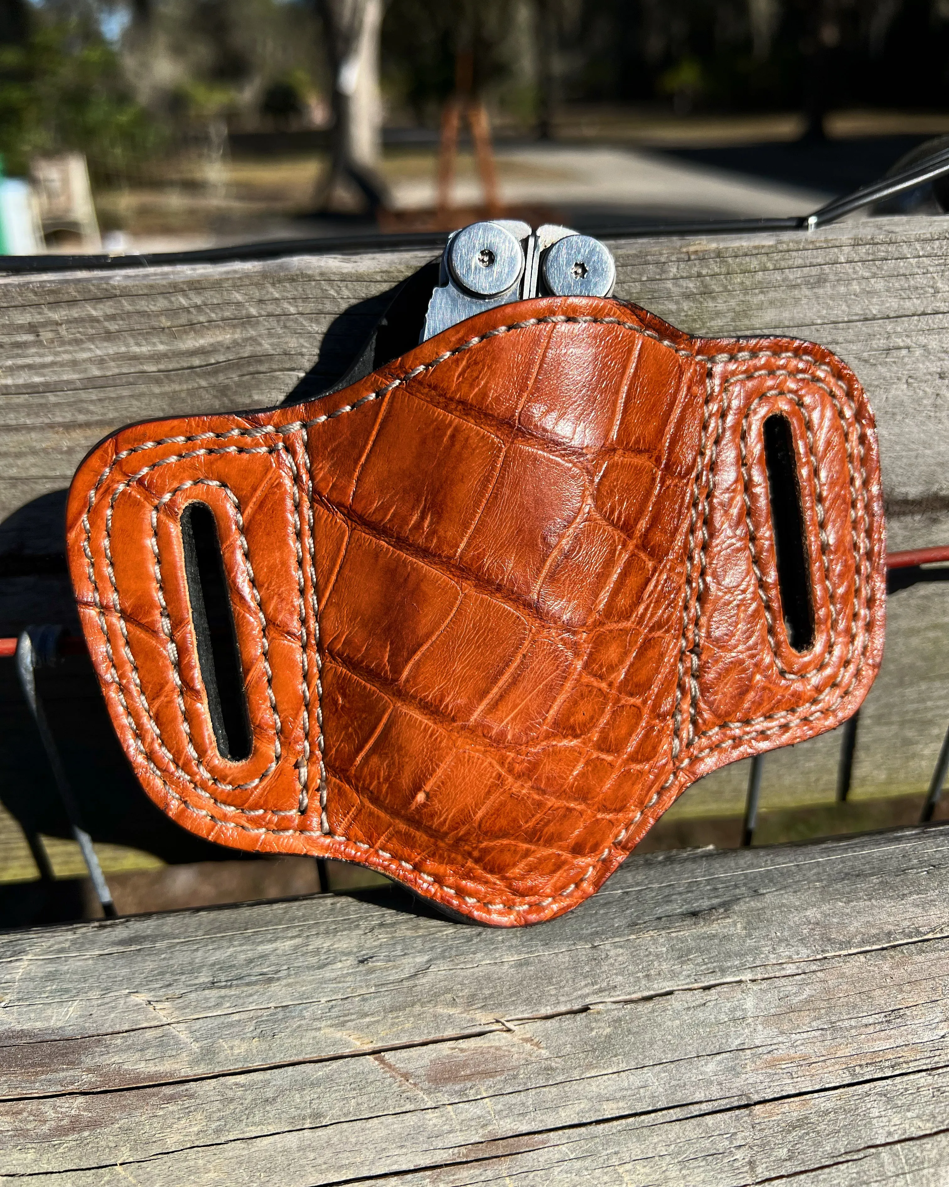 American Alligator Multi Tool Custom Case / Pancake Style
