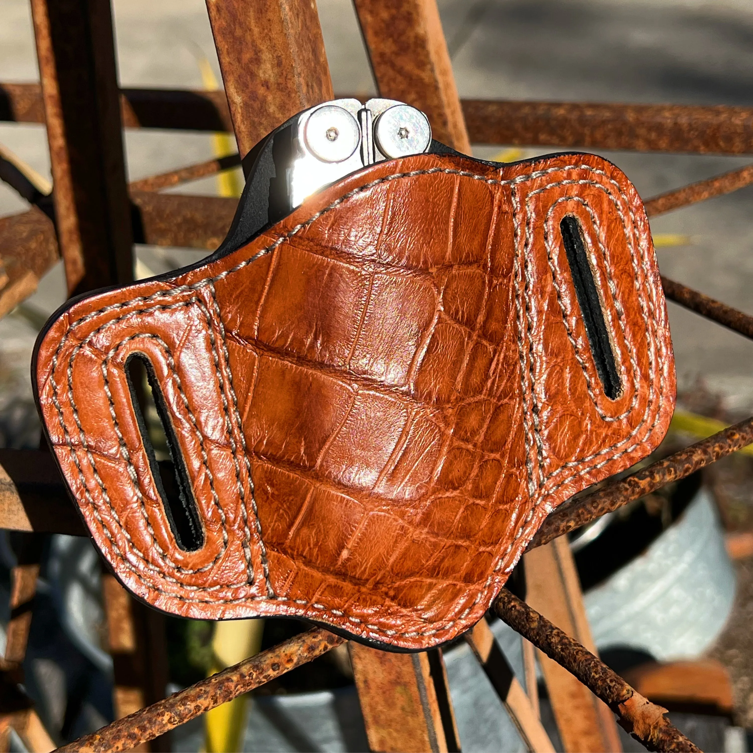 American Alligator Multi Tool Custom Case / Pancake Style