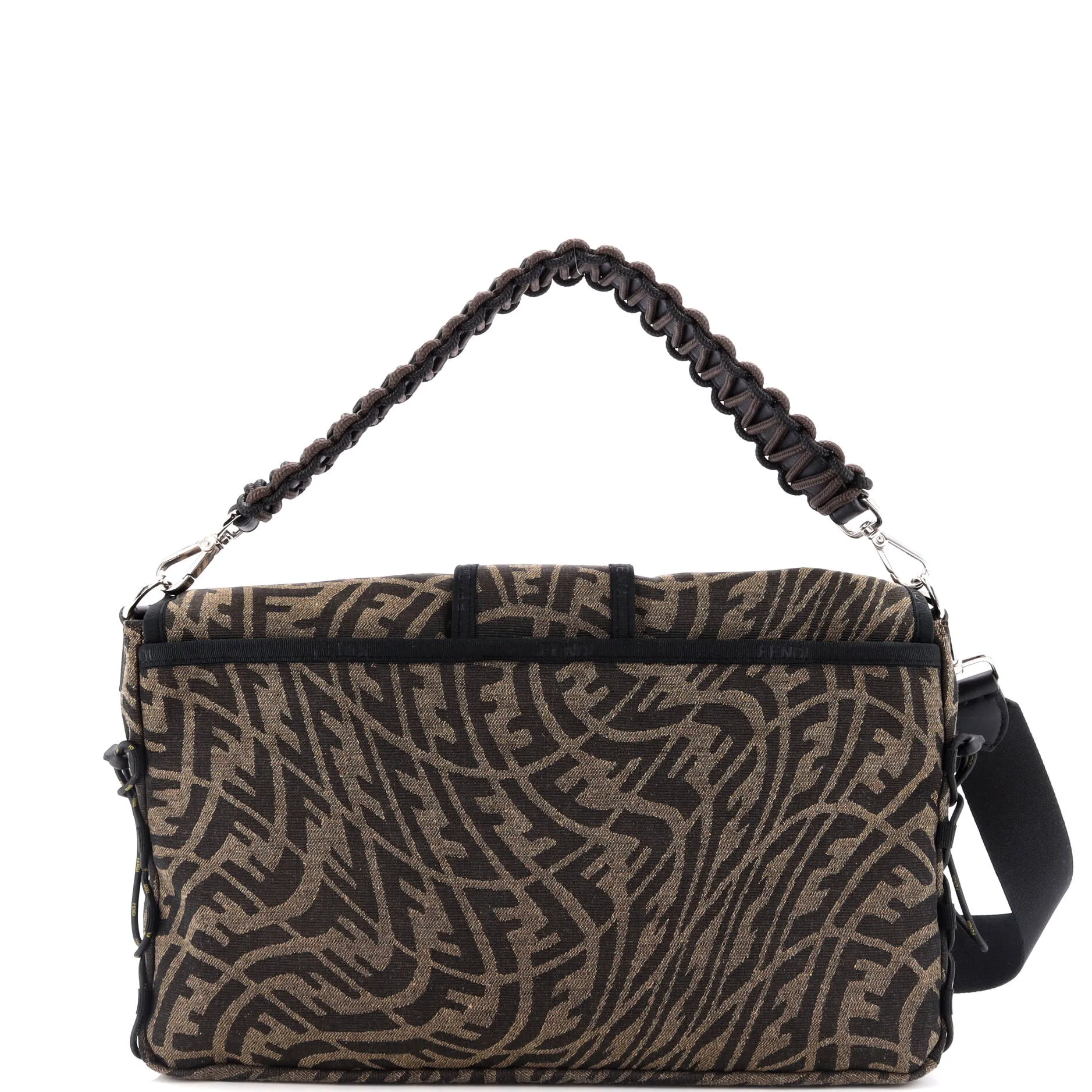 Baguette NM Bag Vertigo Zucca Canvas with Mesh Medium
