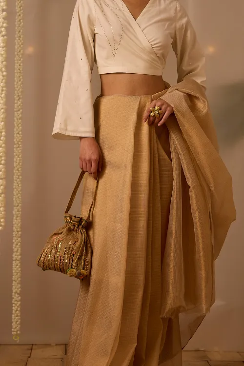 Beige Country Potli