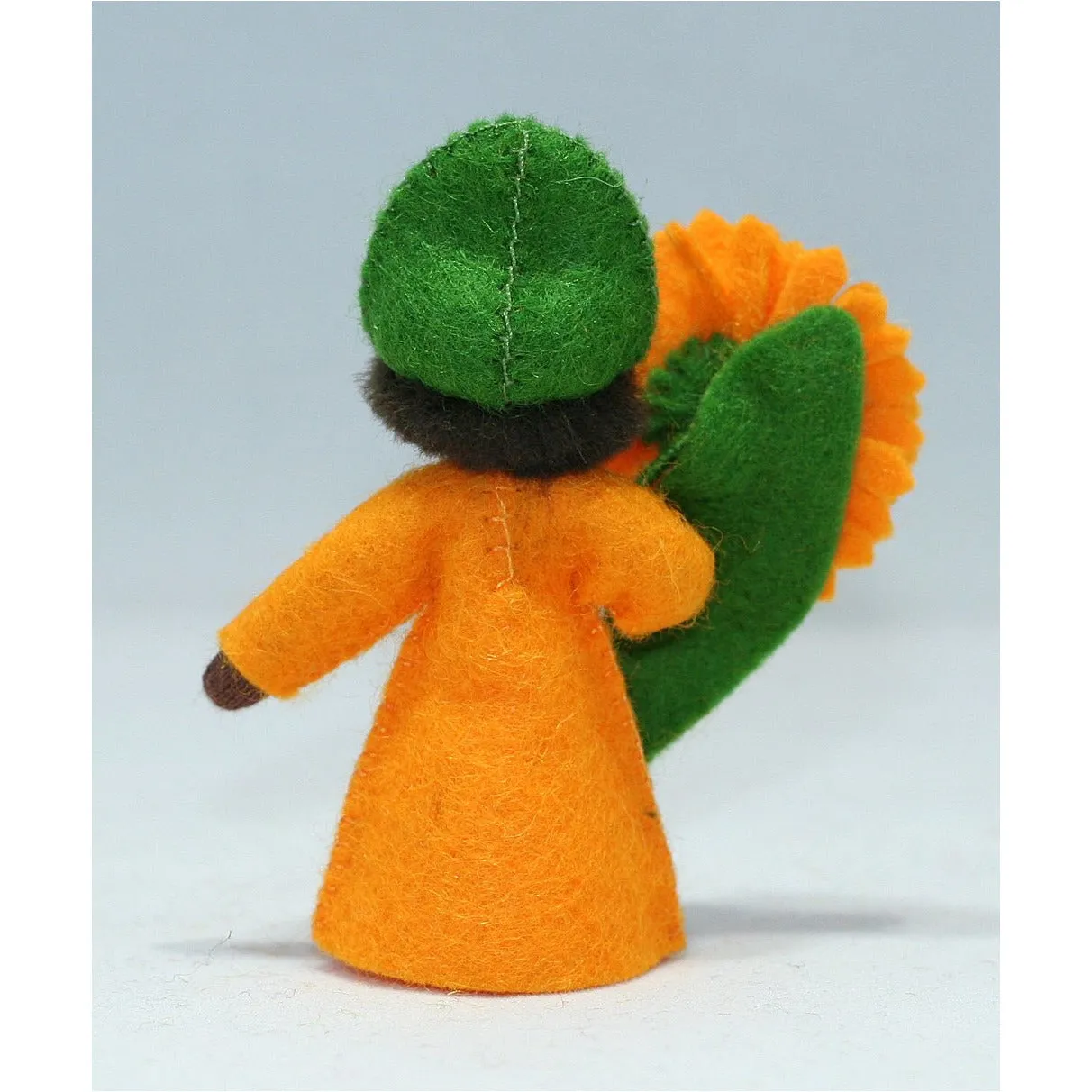 Calendula Prince - Holding Flower, Orange - Dark Skin