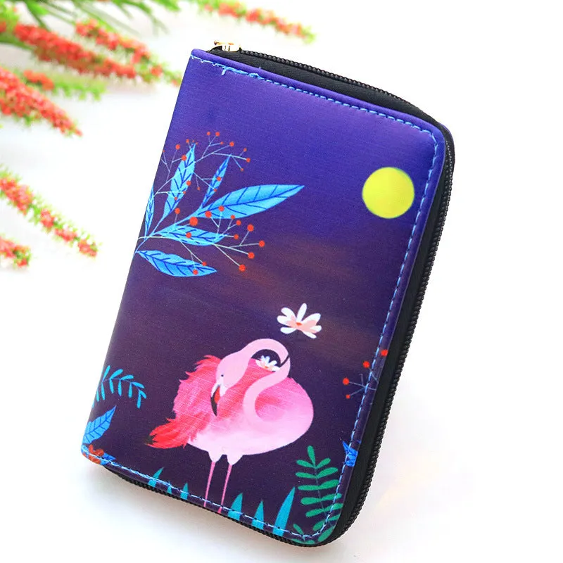 Cartoon Bird Coin Storage Coin Purse Key Case Boys Girls Wallet