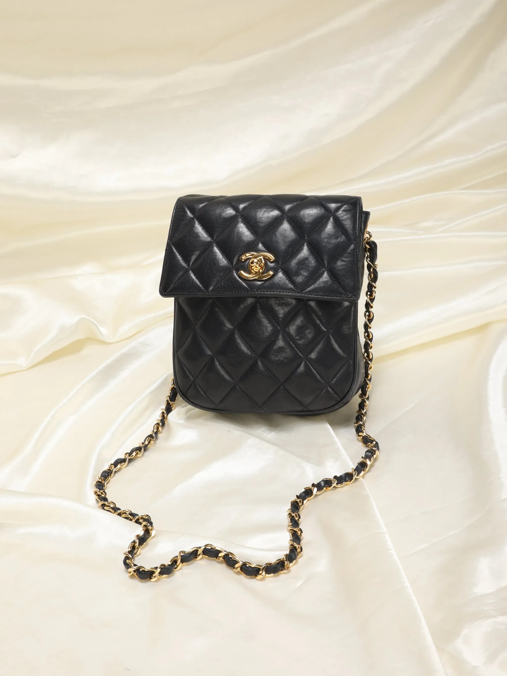 CL Lambskin Turnlock Mini Bag