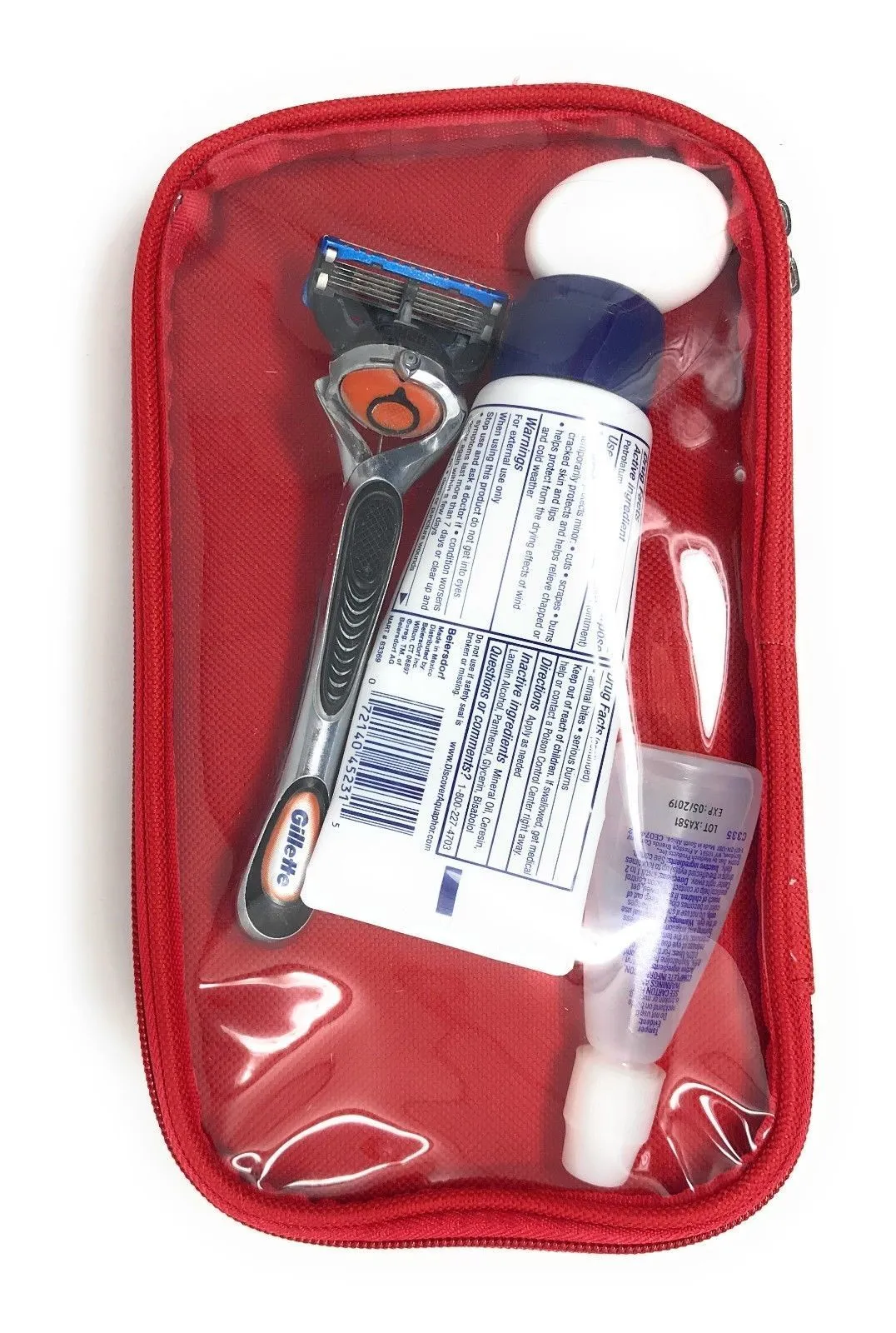 Clear Window Bag Purse Travel Kit Organizer Tsa Accessories Toiletry Cosmetics Makeup