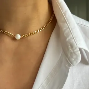 Coquette Old Money Aesthetiс pearl drop chain necklace