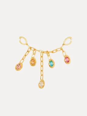 Crystal O Bag Charm