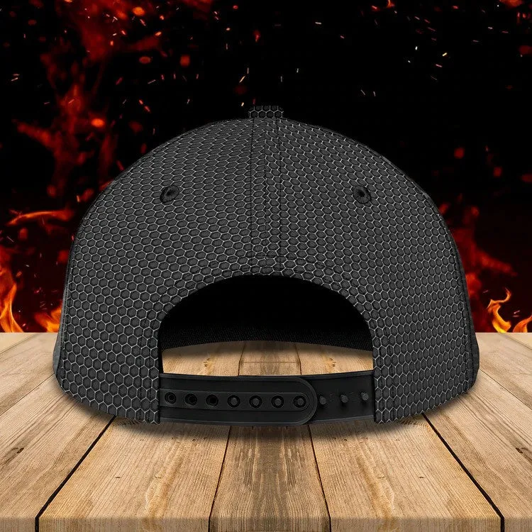 Customized Firefighter Man Cap 3D All Over Printed for Firefighter's Day, Firefighter Hat for Father