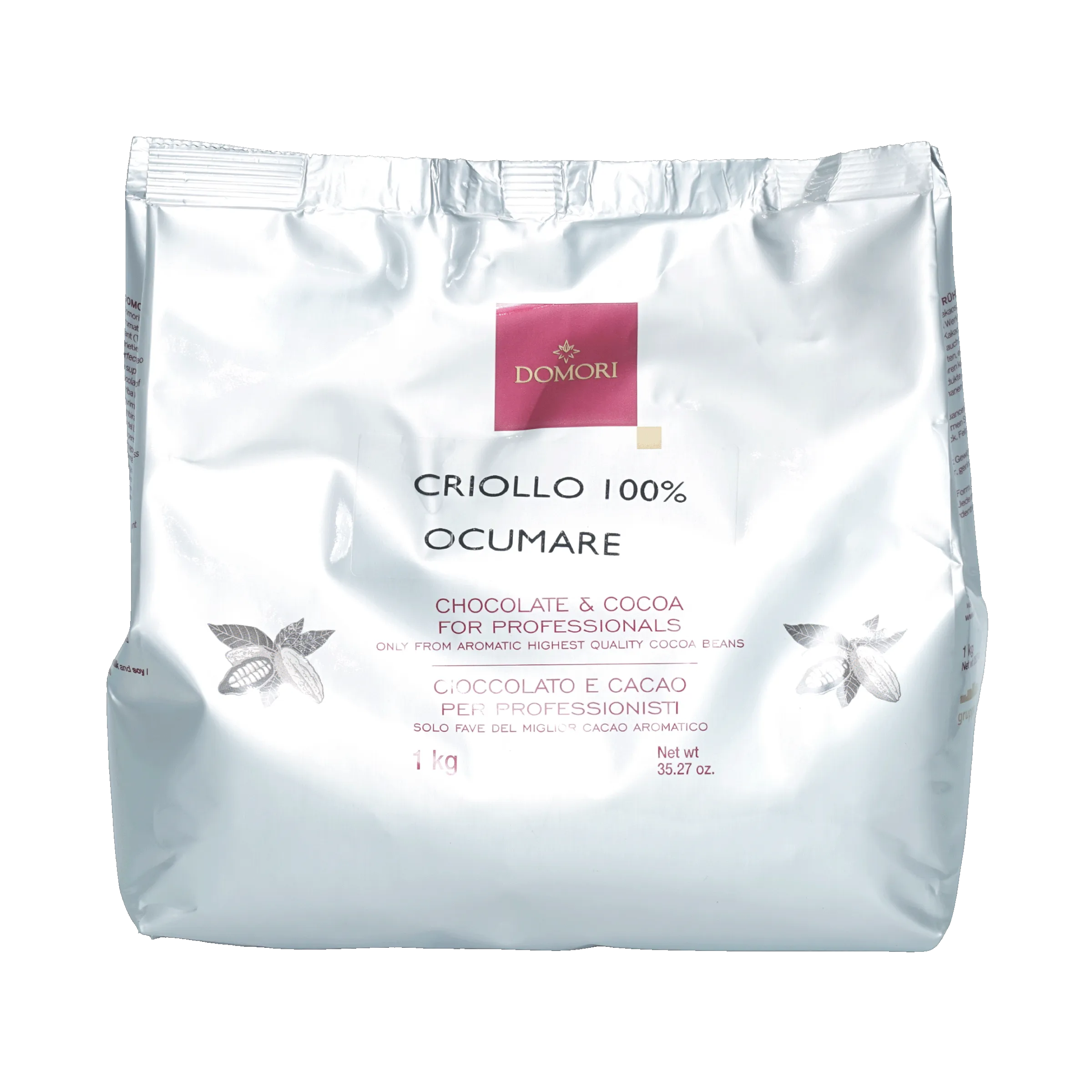 Domori Bulk Dark Ocumare Chocolate Drops 100% 1kg