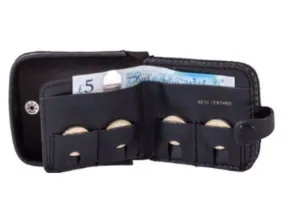 Economy Tray Purse Wallet Coin Slots Black