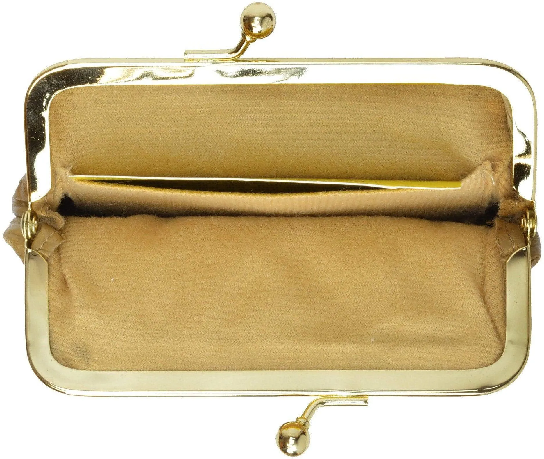 Eel skin Leather Coin Purse Snap Closure  E 905