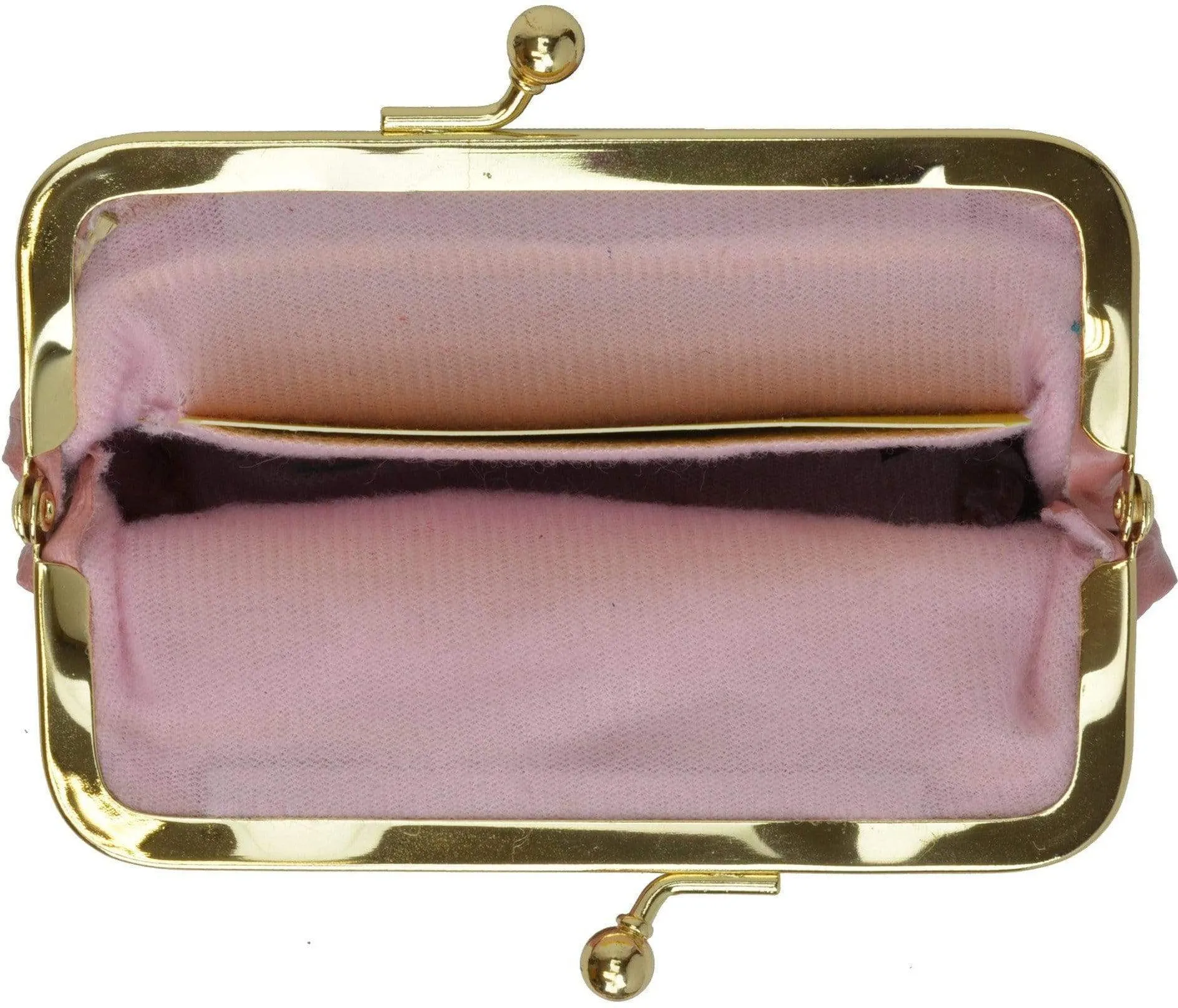 Eel skin Leather Coin Purse Snap Closure  E 905