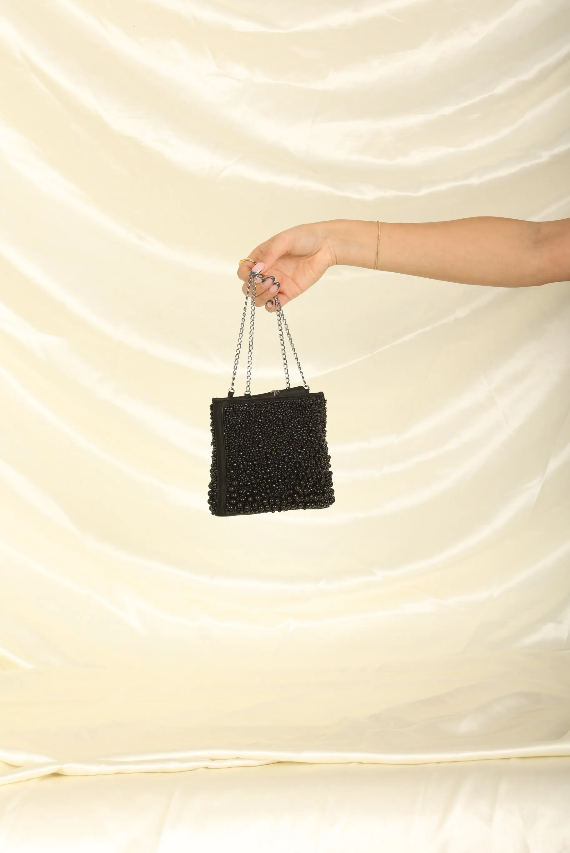 Extremely Rare CL 2000 Beaded Mini Chain Tote
