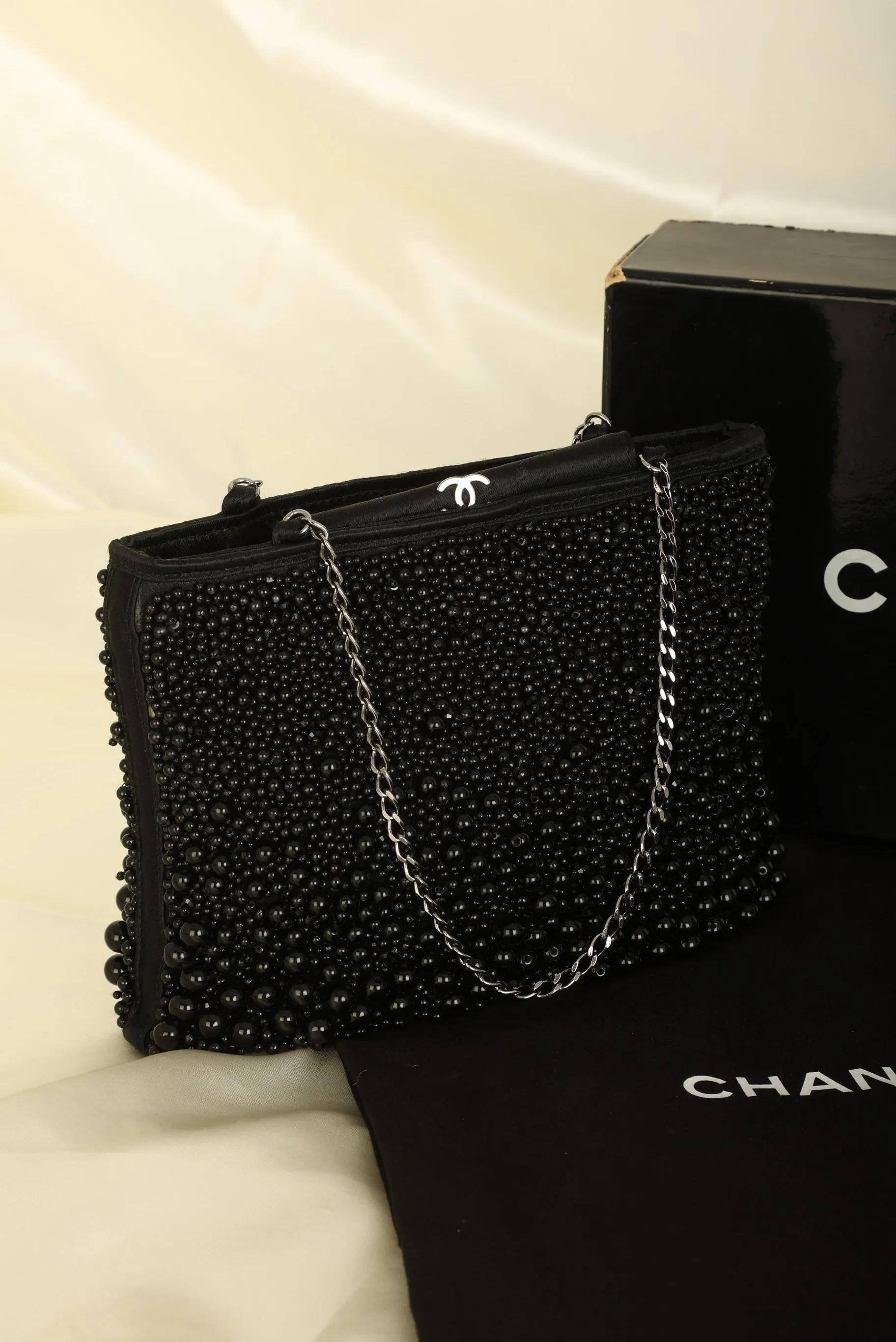 Extremely Rare CL 2000 Beaded Mini Chain Tote