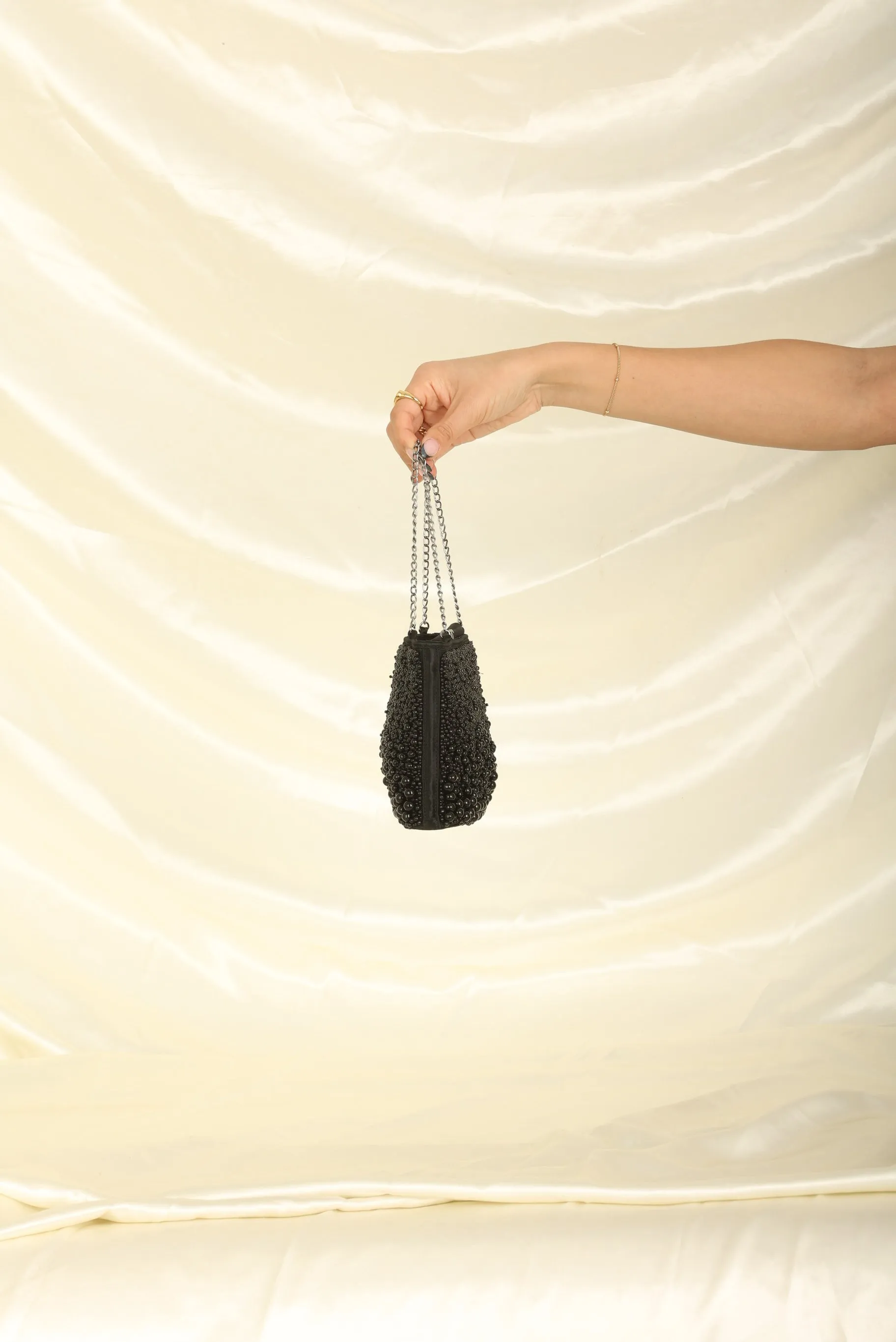 Extremely Rare CL 2000 Beaded Mini Chain Tote