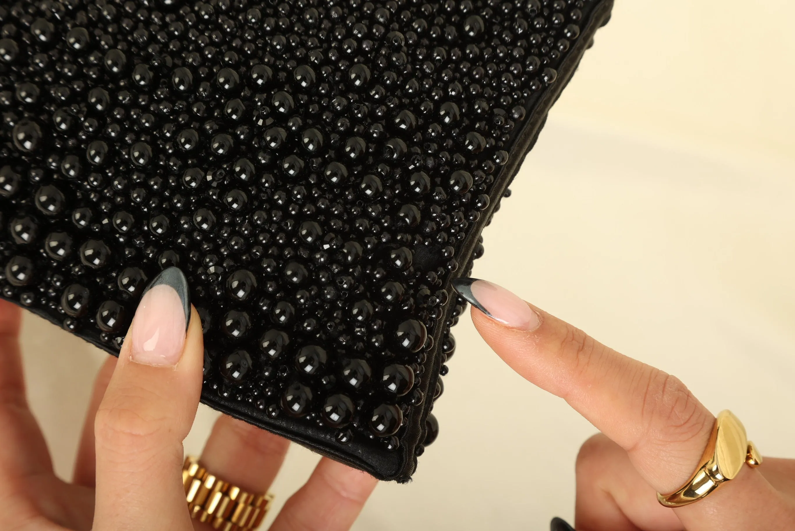Extremely Rare CL 2000 Beaded Mini Chain Tote