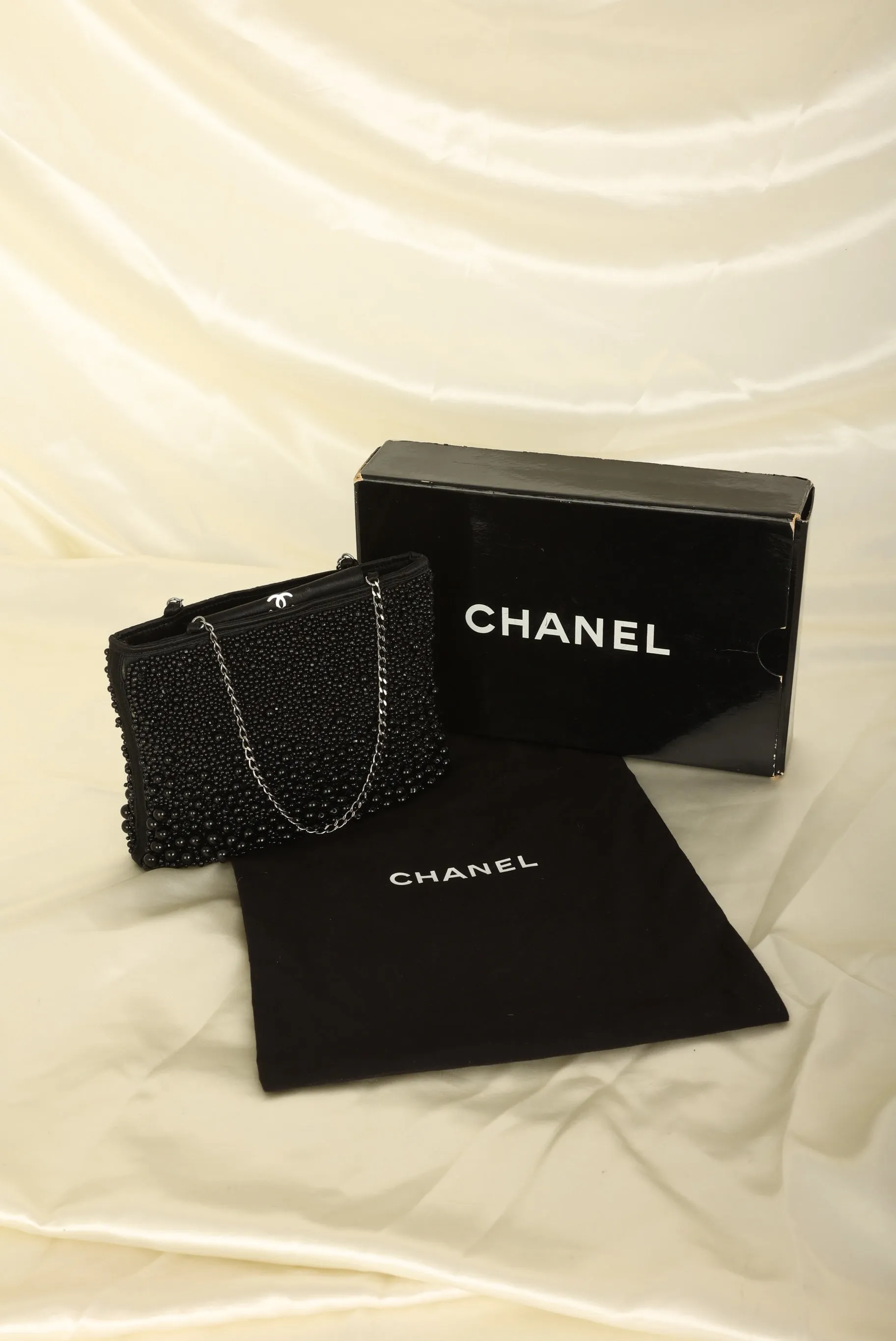 Extremely Rare CL 2000 Beaded Mini Chain Tote