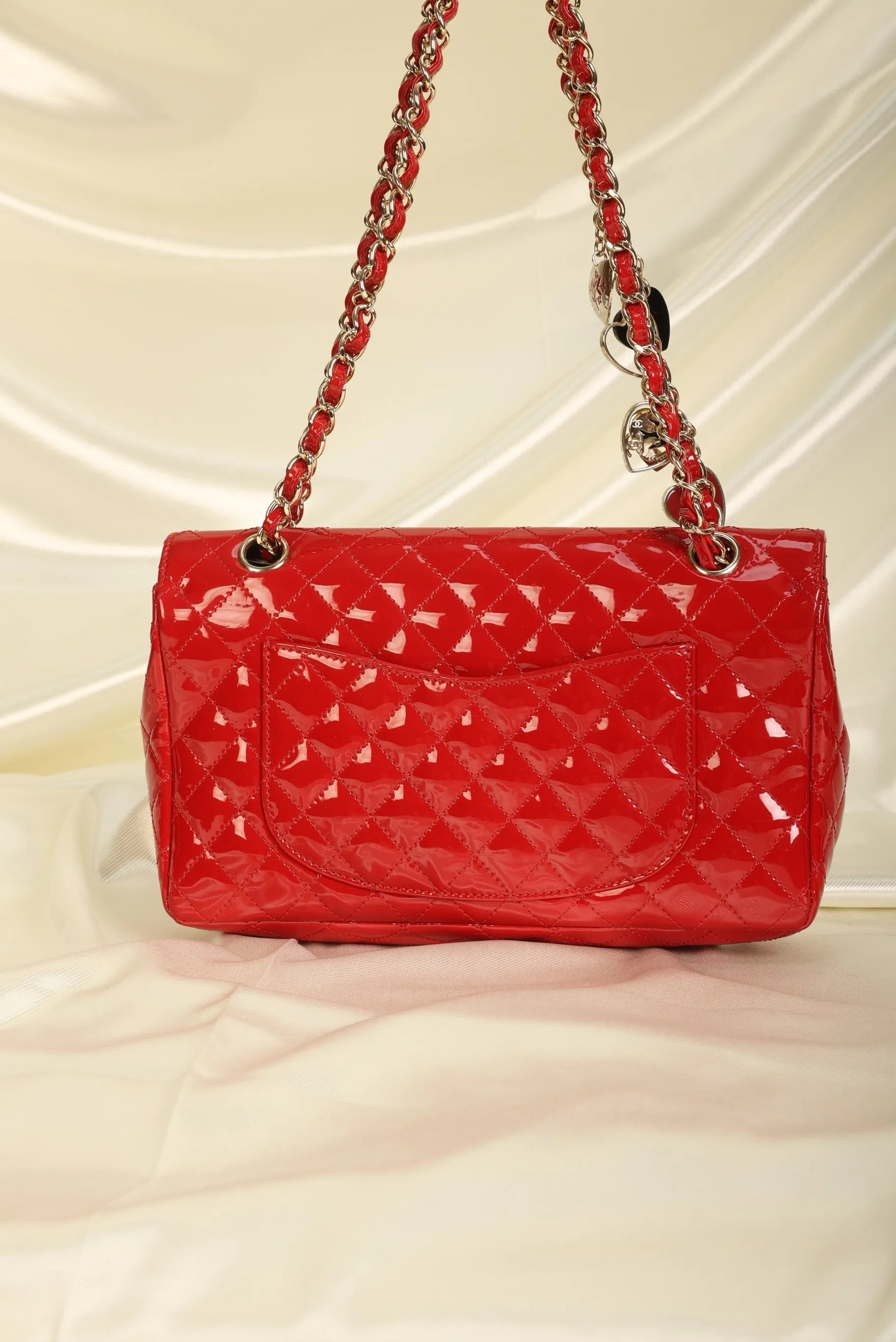 Extremely Rare CL Patent Charm Flap Bag