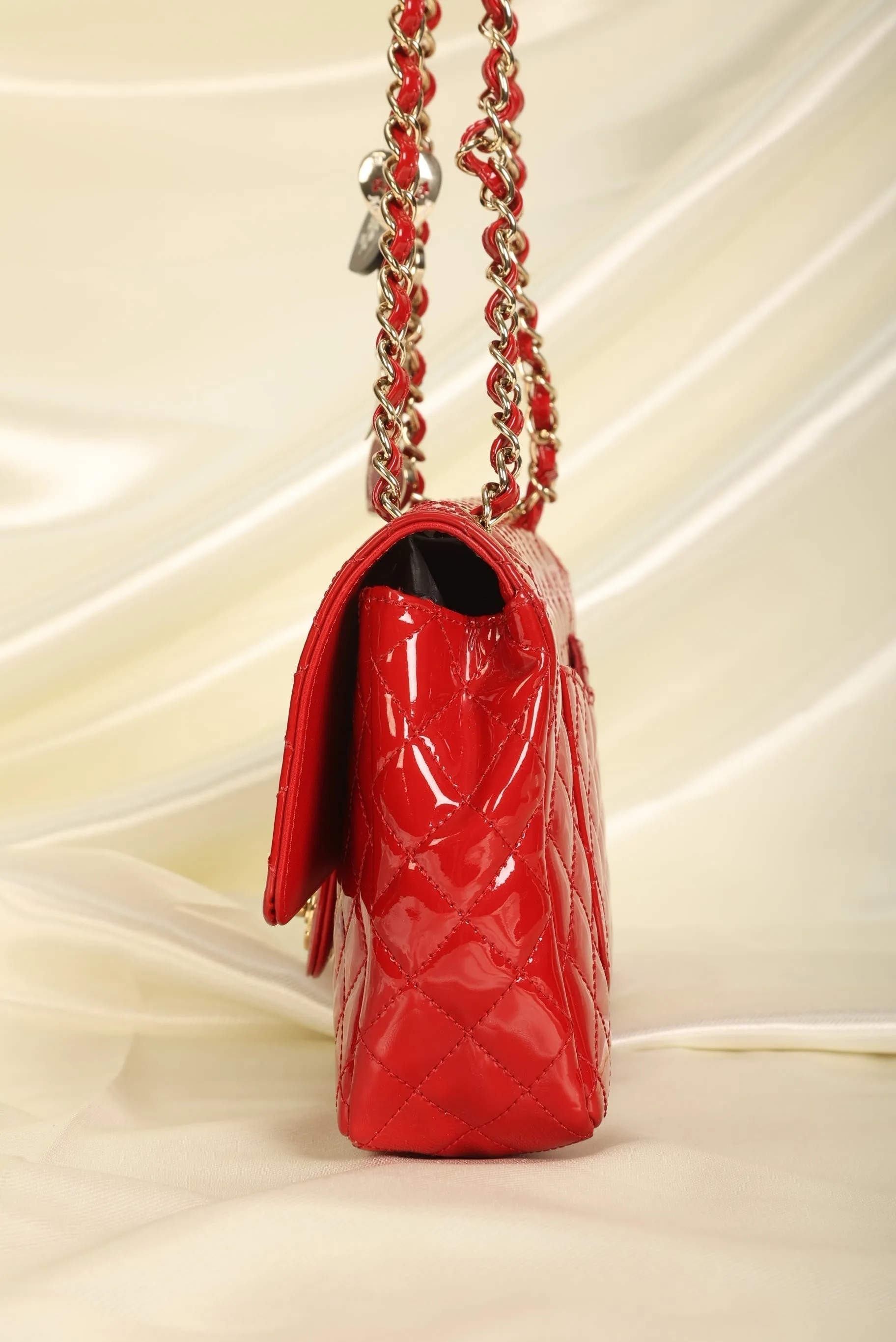 Extremely Rare CL Patent Charm Flap Bag