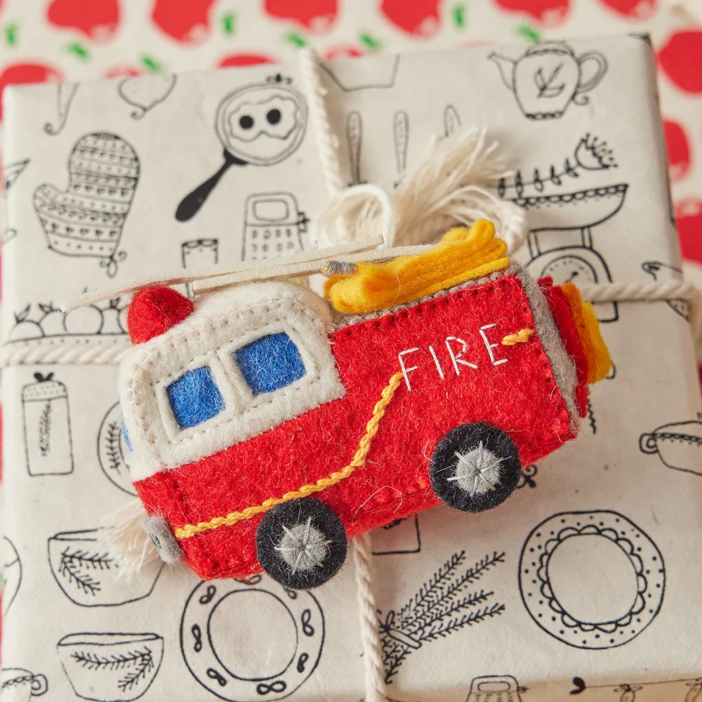 Fire Truck Ornament