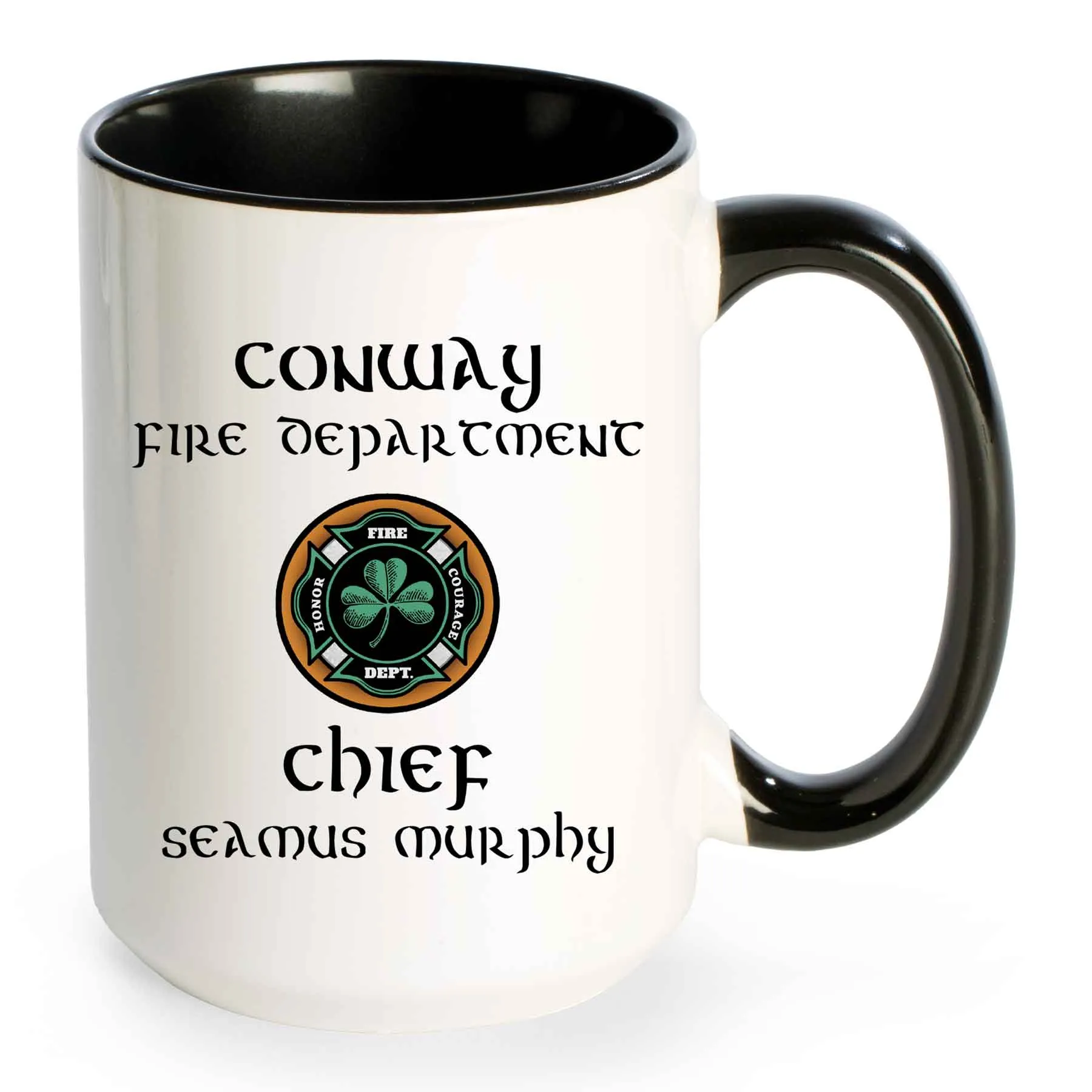 Firefighter Celtic Cross Mug