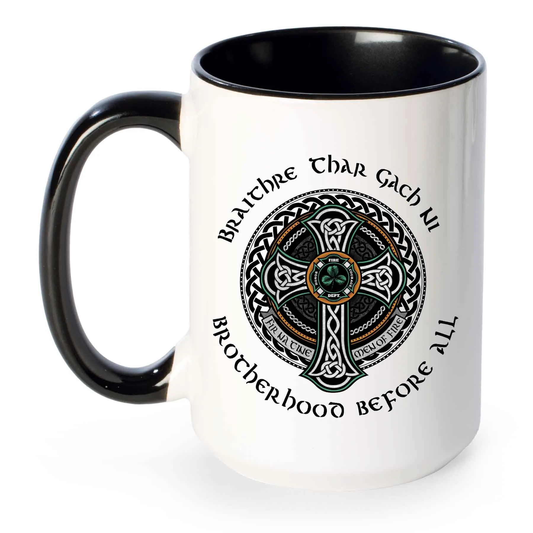 Firefighter Celtic Cross Mug