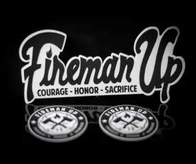 Fireman UP Sticker Pack - Letter