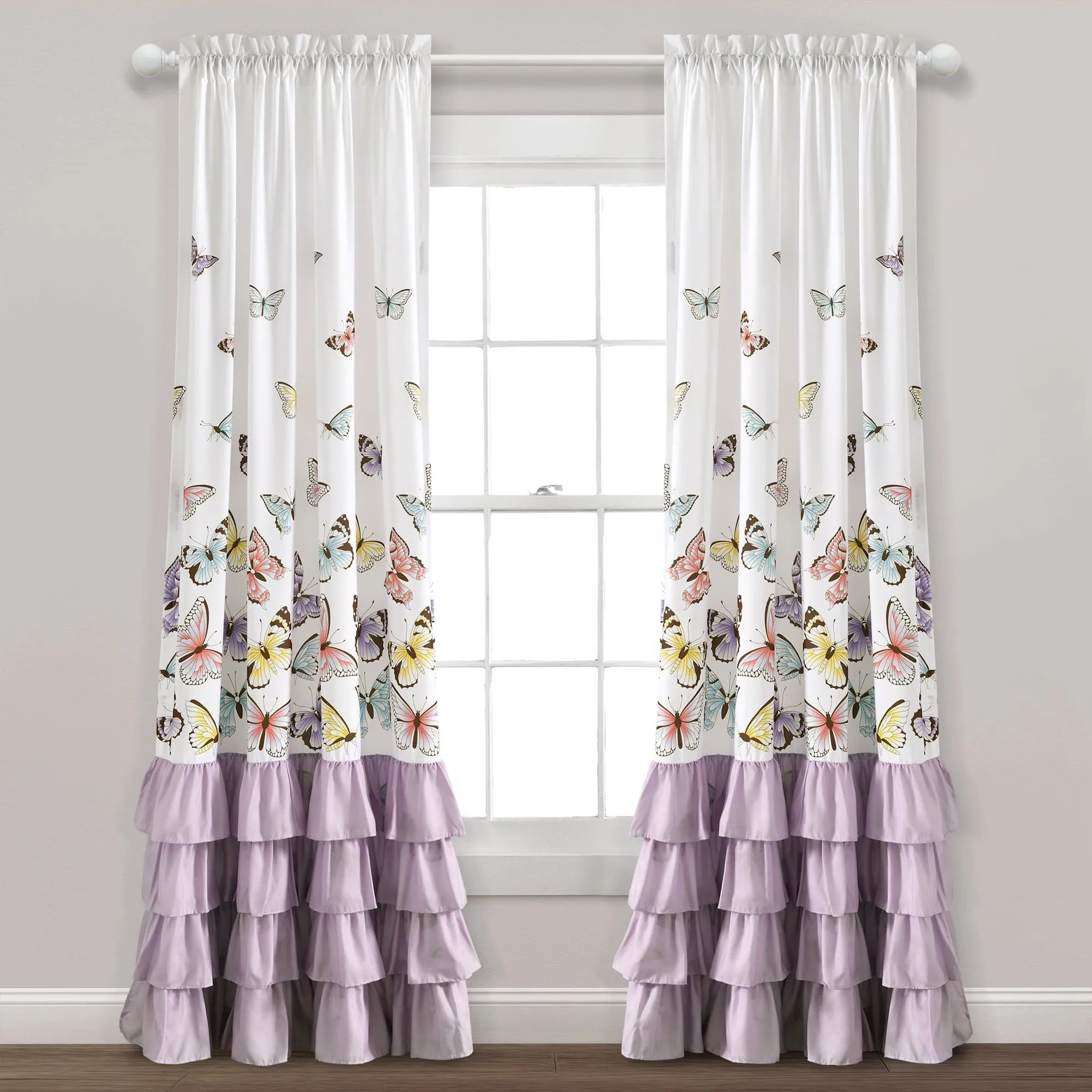 Flutter Butterfly Window Curtain Set