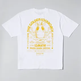 Golden Cockroach T-shirt - White