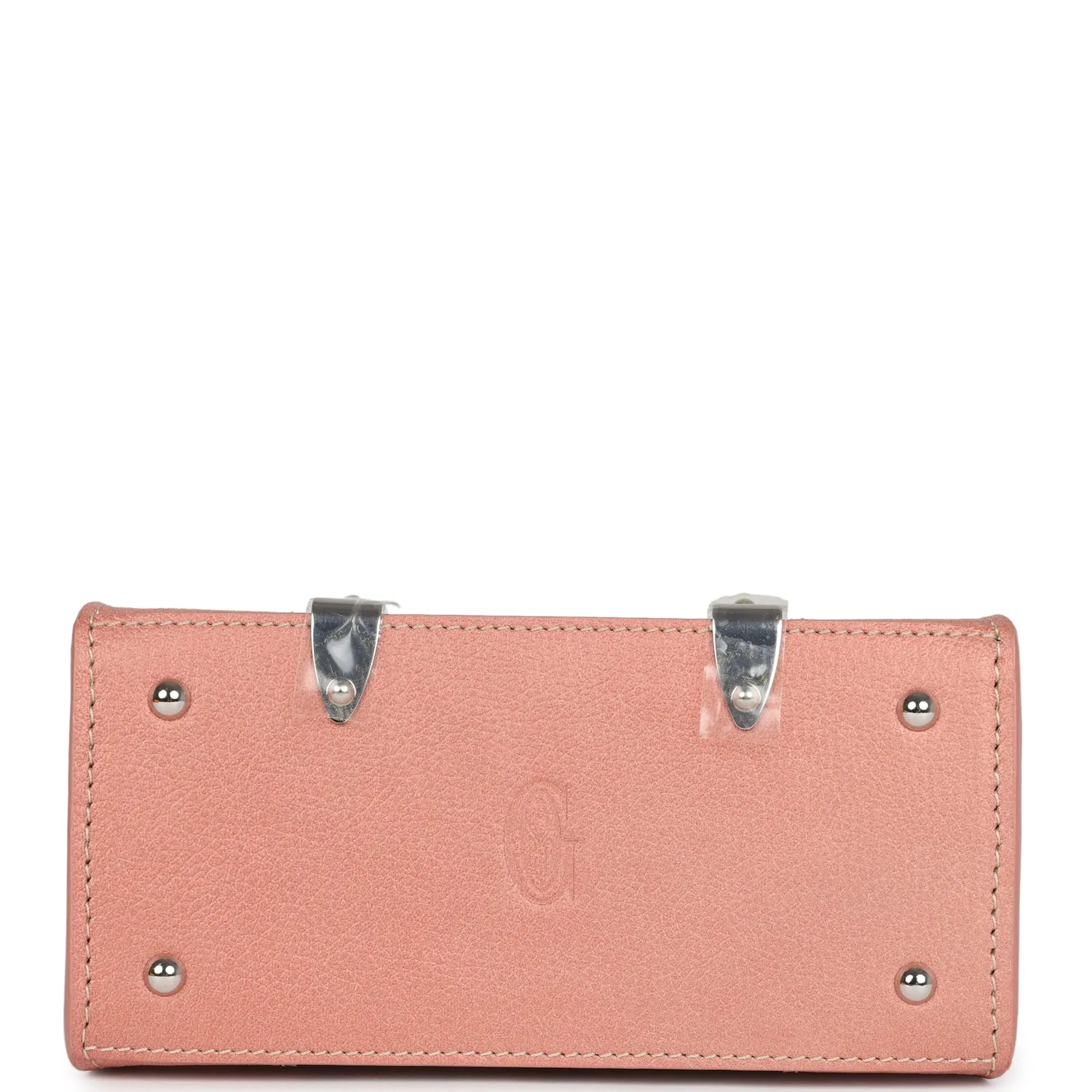 Goyard Saigon Structure Nano Pearly Coral Goyardine Palladium Hardware