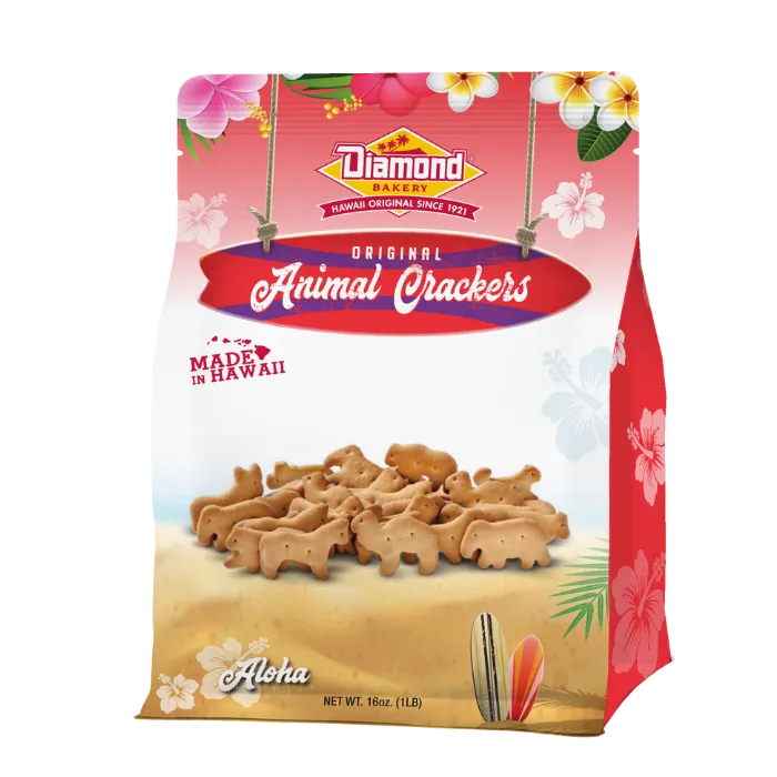 Hawaiian Jungle Animal Crackers, Original  (16oz)