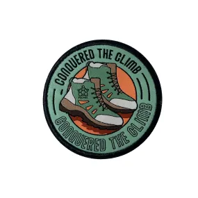 Hiking Iron On Patch