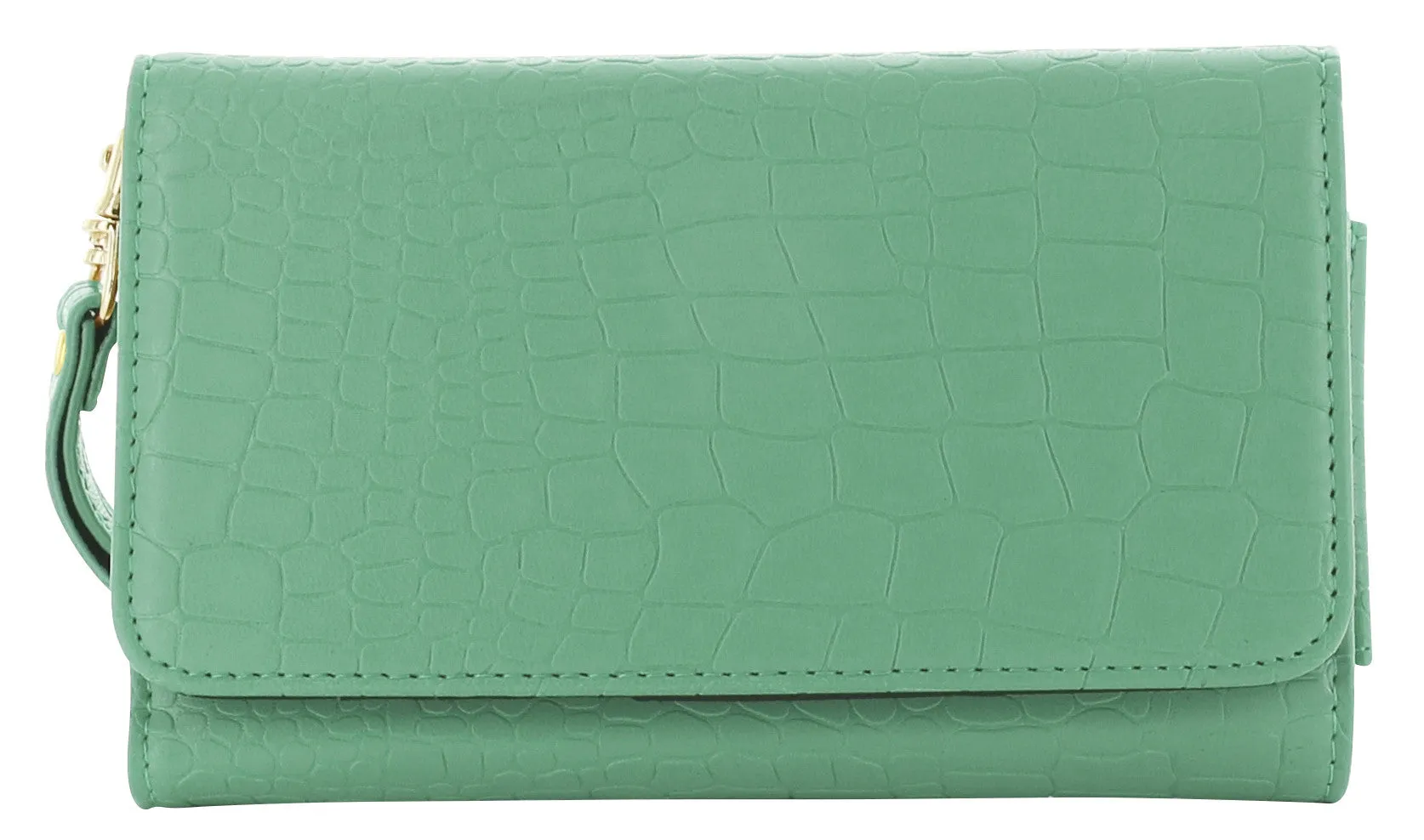 Holdit Button Purse Croc Series Universal (4 Card Pockets)