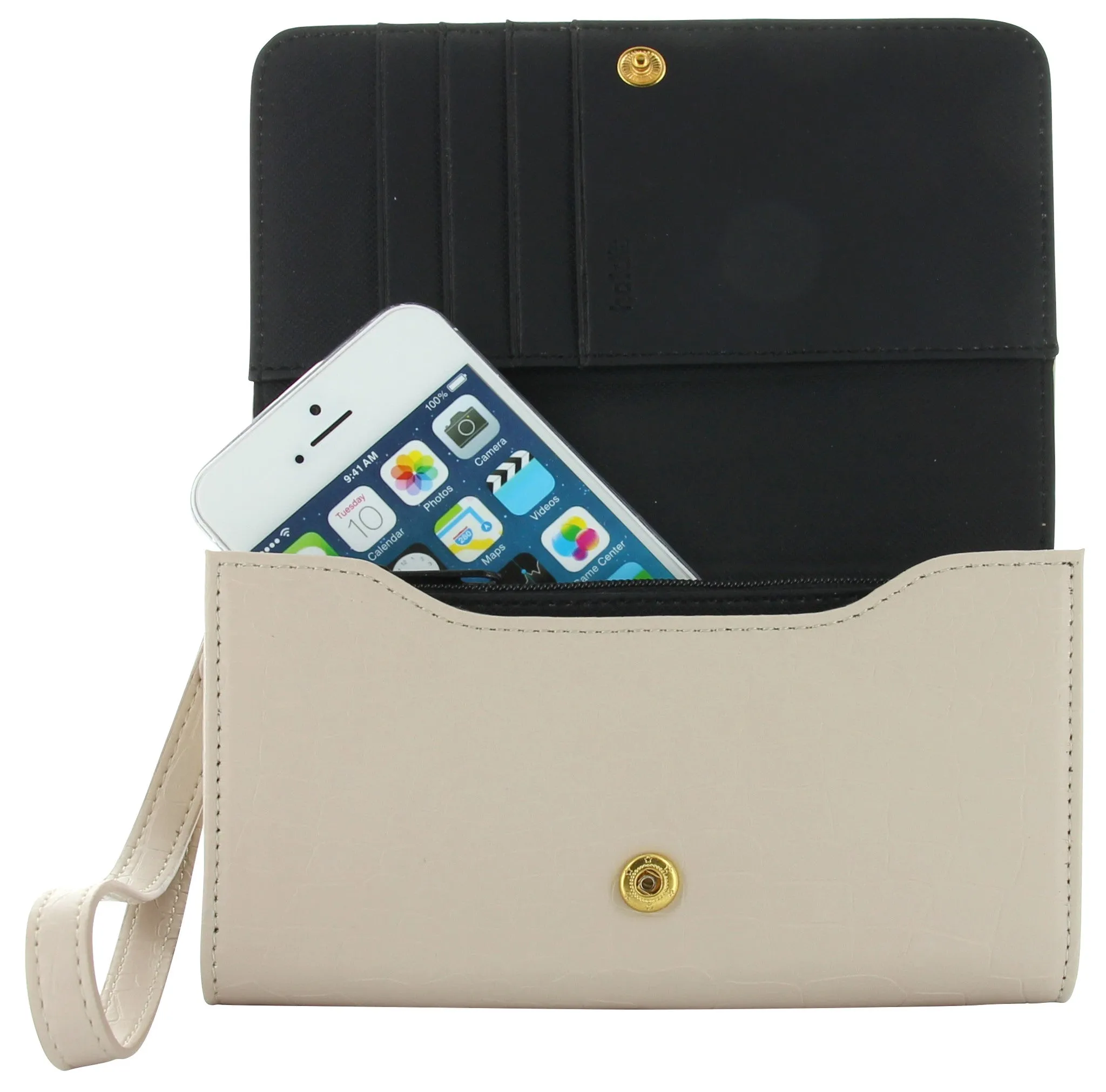Holdit Button Purse Croc Series Universal (4 Card Pockets)