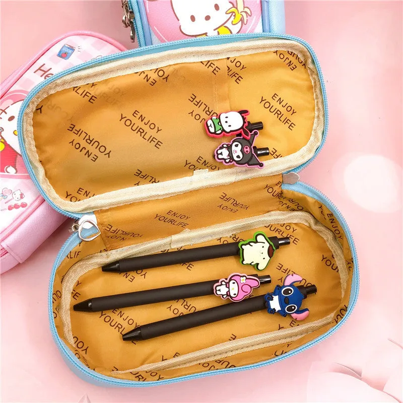Kawaii Plaid Pencill Bag