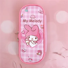 Kawaii Plaid Pencill Bag