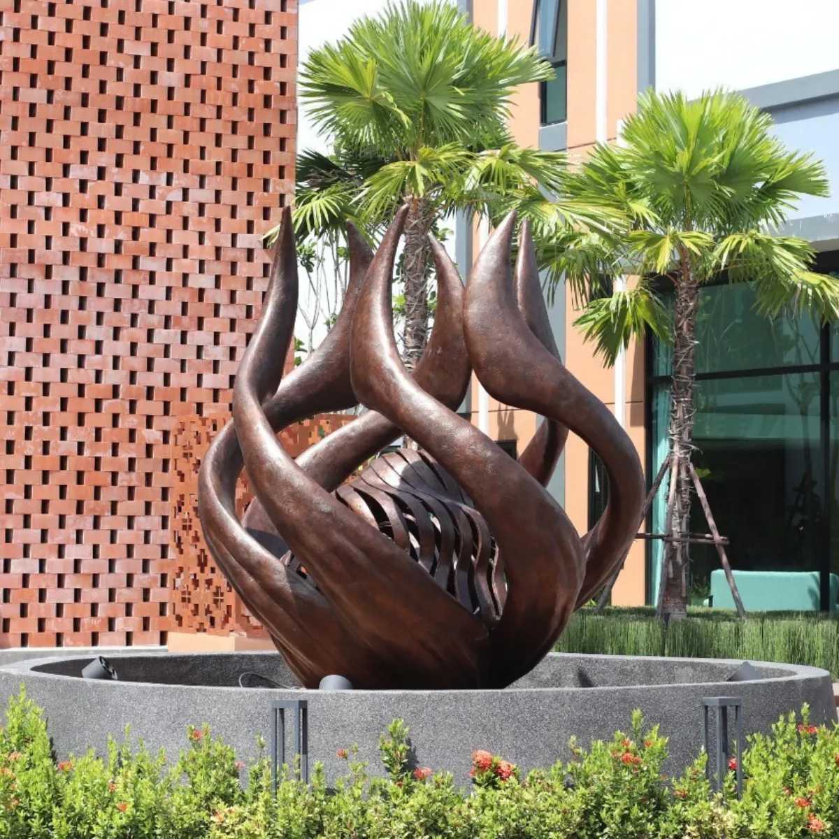 Large Eternal Flame Statue