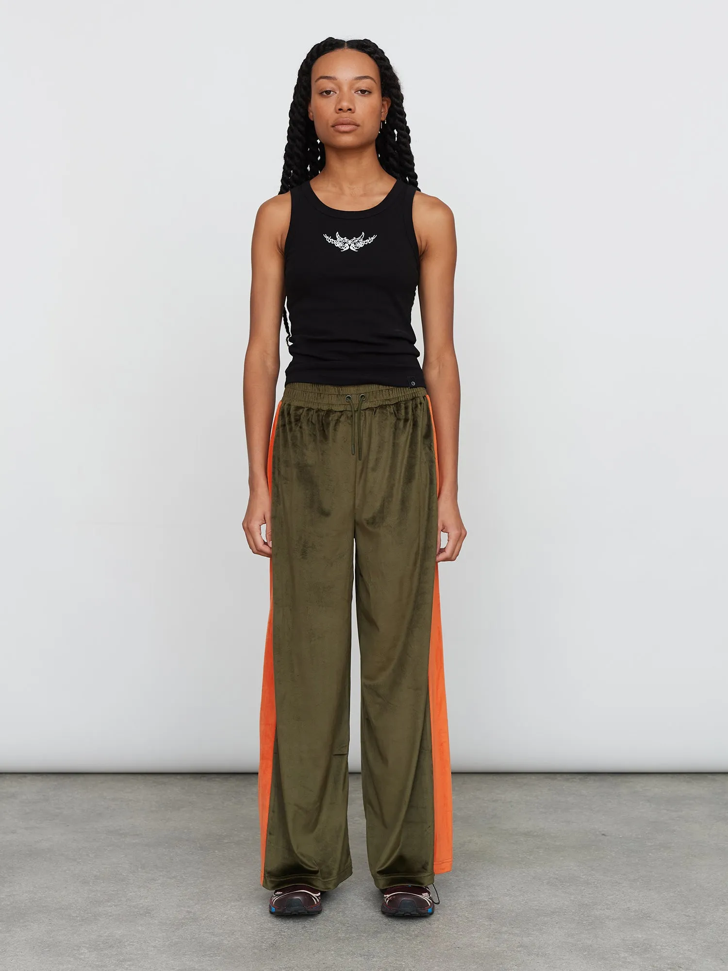 Lavaland Wide Leg Velour Pants