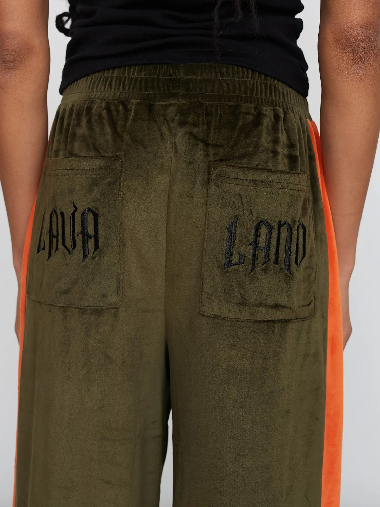 Lavaland Wide Leg Velour Pants