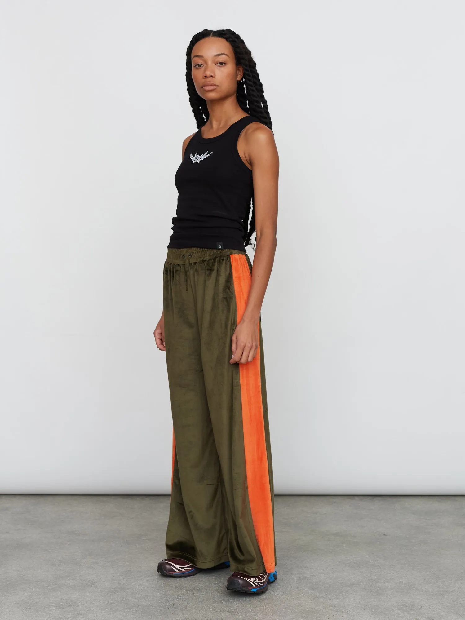 Lavaland Wide Leg Velour Pants