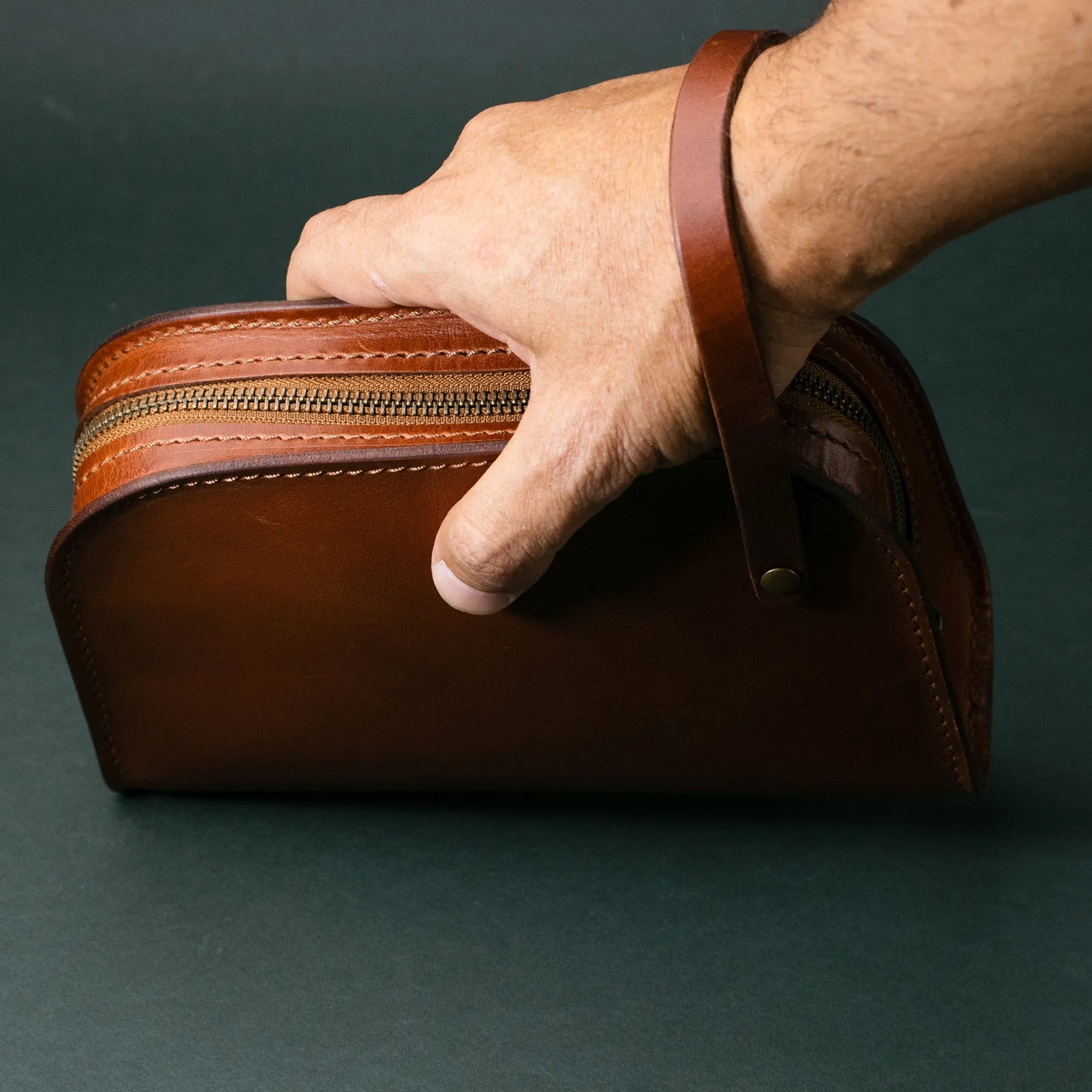 Leather Clutch - Mens Daily Handbag