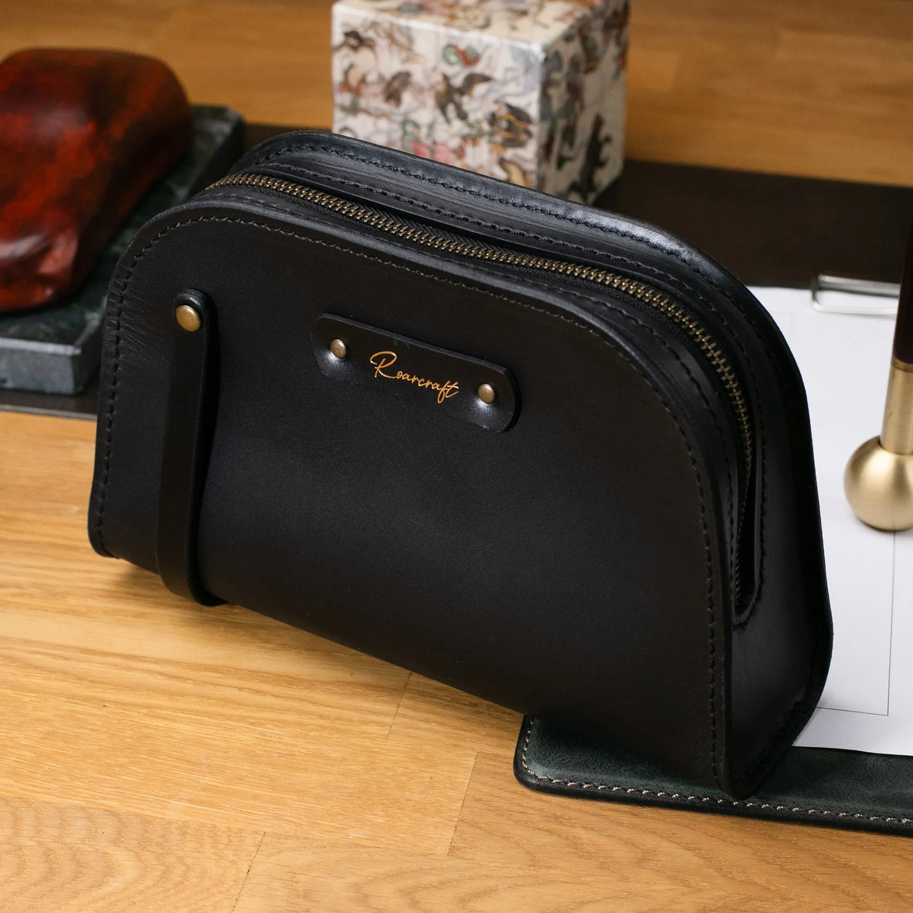 Leather Clutch - Mens Daily Handbag