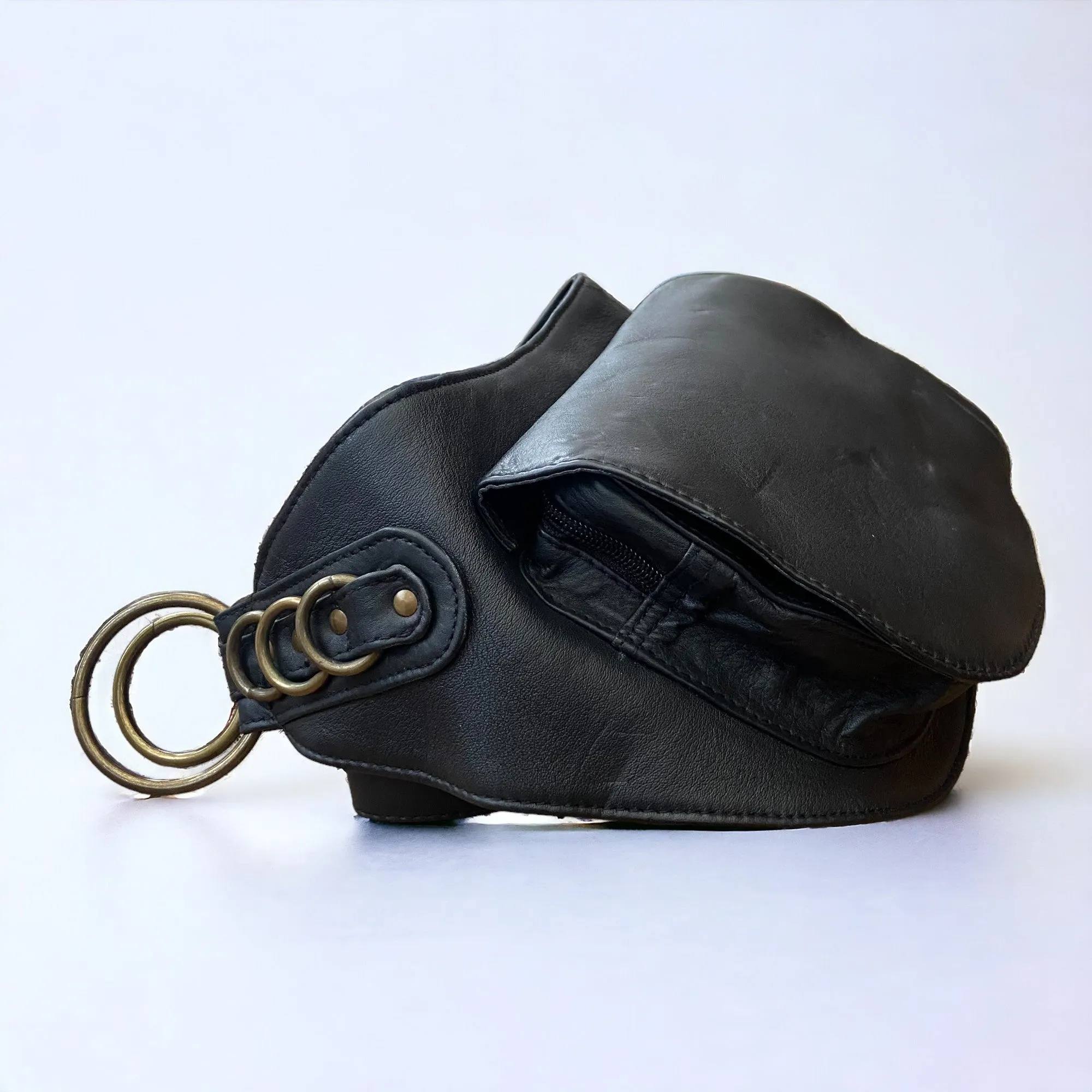 Leather Nelya Belt - Black  | Ex Display