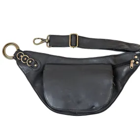 Leather Nelya Belt - Black  | Ex Display