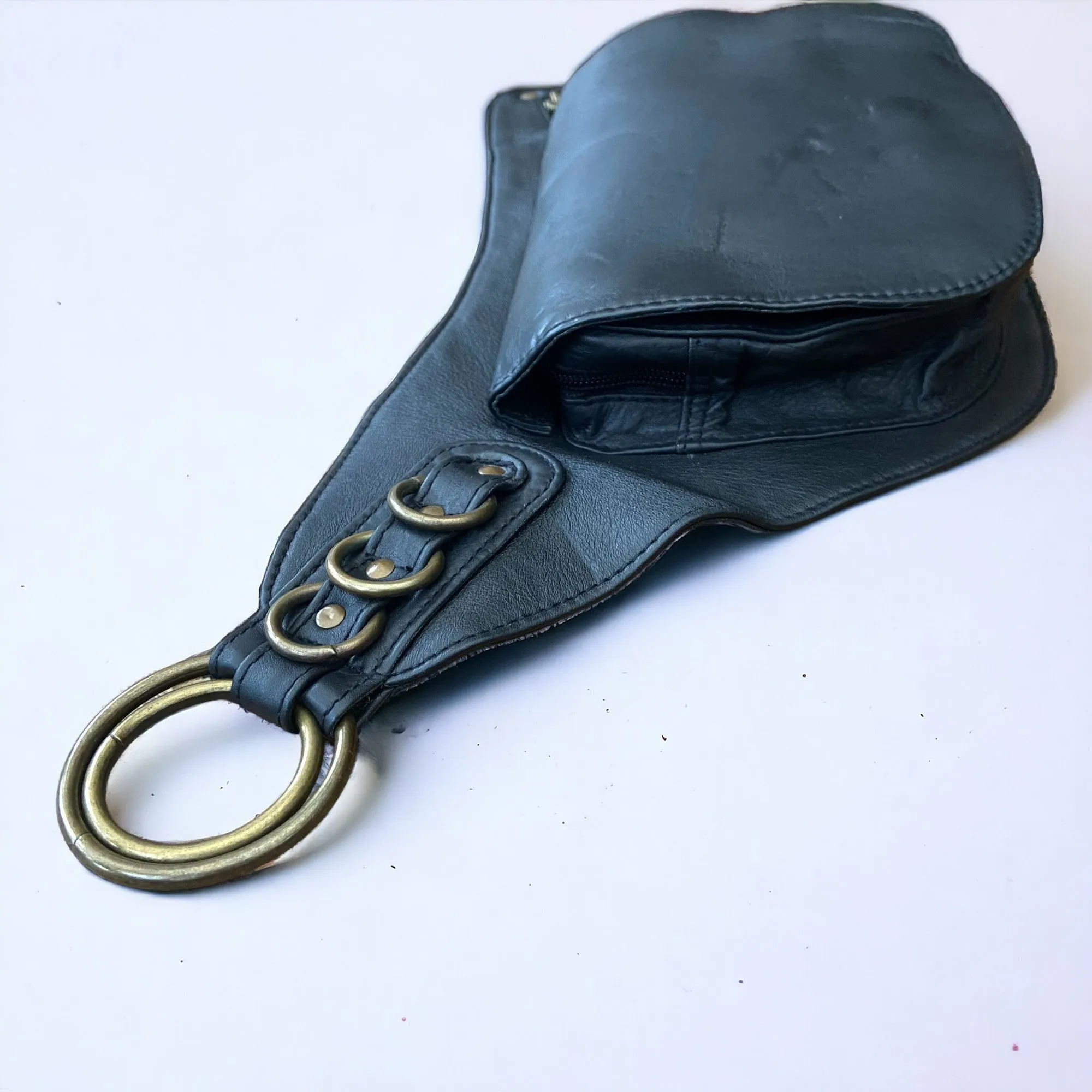 Leather Nelya Belt - Black  | Ex Display