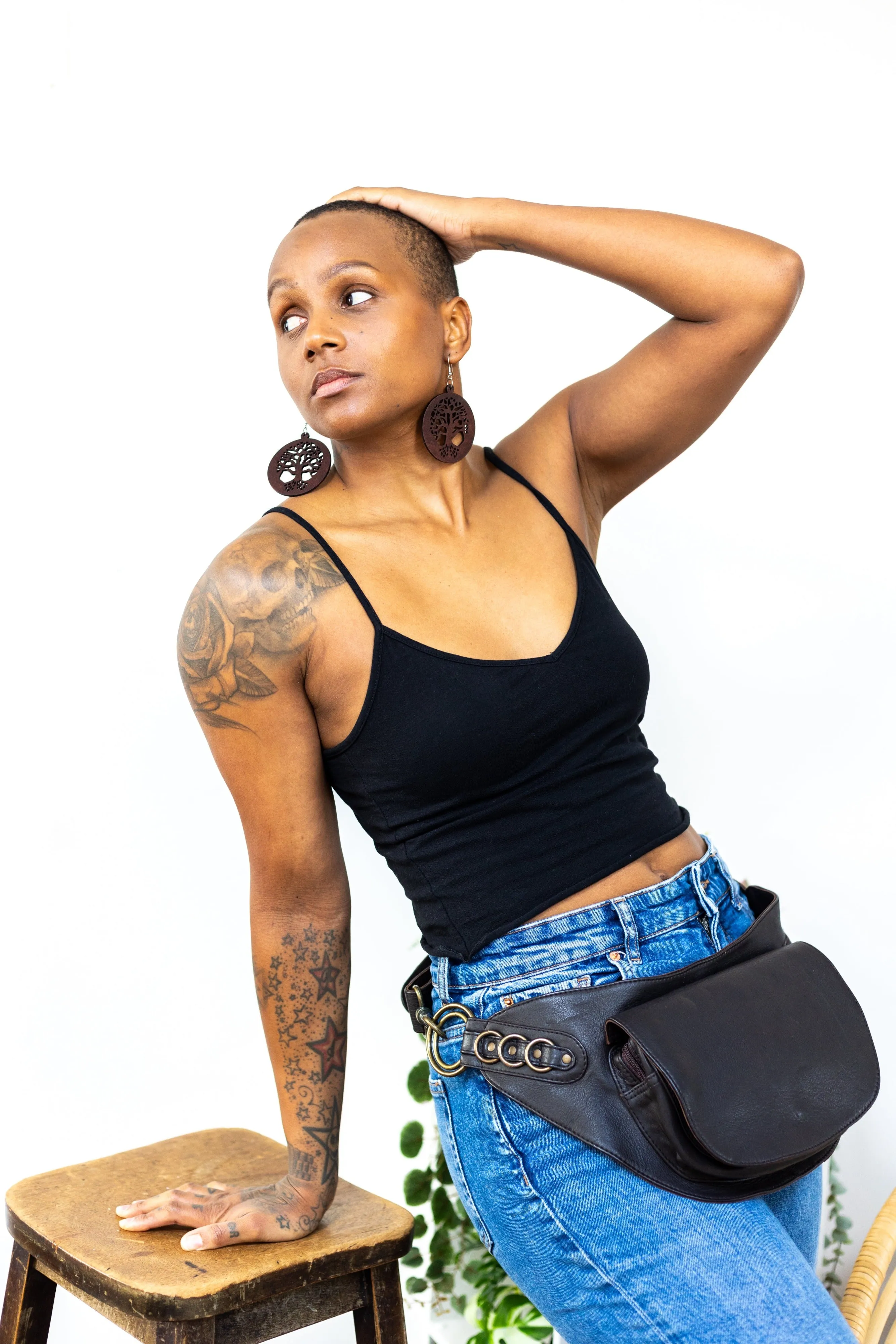 Leather Nelya Belt - Falcon Brown | Ex Display
